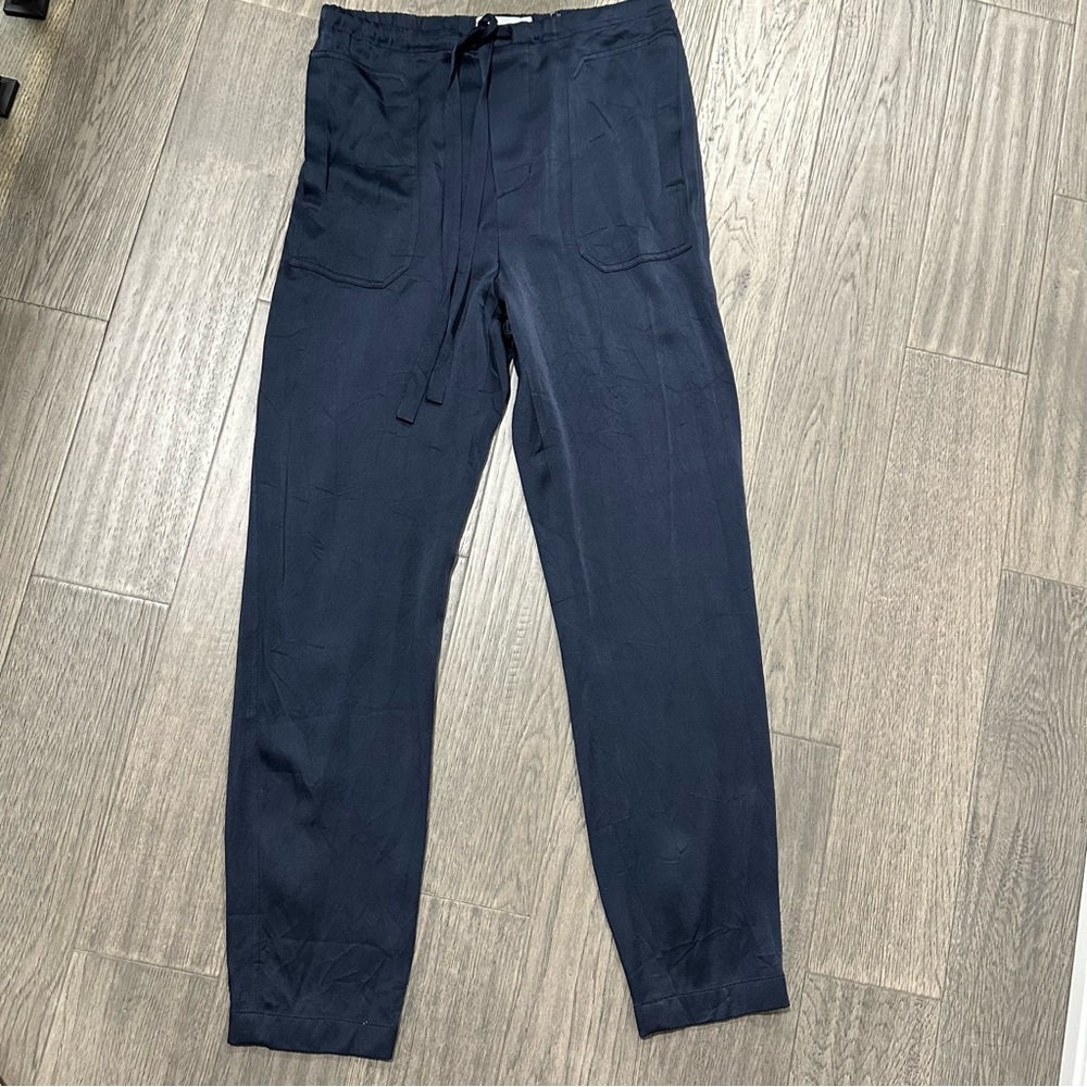 Vince satin pants Navy Sz XS